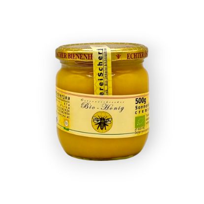Zeige Details für Bio Sonnenblumencreme Honig 500g Bild von Bio Sonnenblumencreme Honig 500g