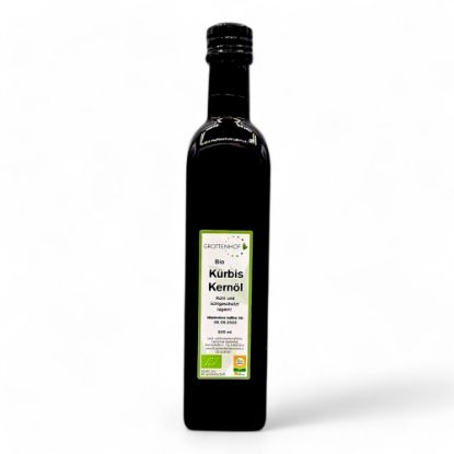 Zeige Details für Kürbiskernöl 0,5l Bild von Kürbiskernöl 0,5l