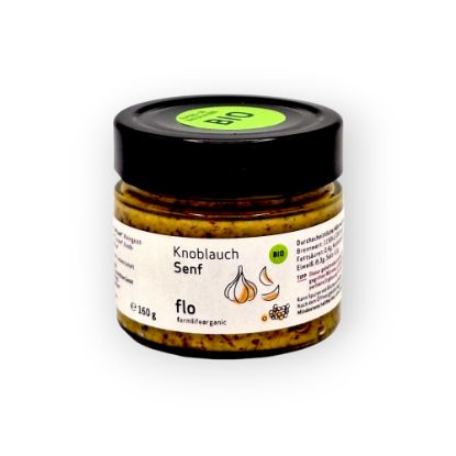 Bild von flo BIO Knoblauch Senf 160 g 