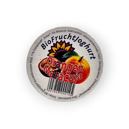 Bild von BIO -  Frucht Joghurt 150g Orange - Maracuja 