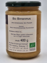Bild von  Birnenmus 400g FAT
