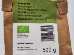 Bild von Buchweizen Korn 0,5kg 