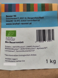 Bild von Bauernmüsli 1kg  