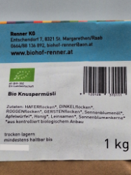 Bild von Knuspermüsli 1kg  