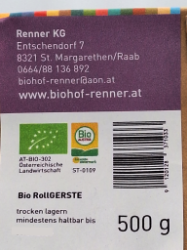 Bild von Rollgerste 0,5kg  