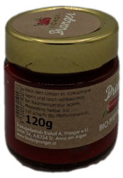 Bild von Bio - Pfefferoni Lava süß - scharf 120g Glas 