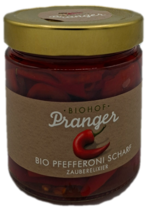 Zeige Details für Pfefferoni scharf 380g Glas Bild von Pfefferoni scharf 380g Glas