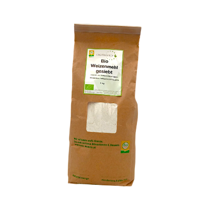 Zeige Details für Weizenmehl gesiebt 1kg Bild von Weizenmehl gesiebt 1kg