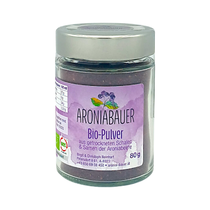 Show details for Aronia-BIO-Pulver - 80g Picture of Aronia-BIO-Pulver - 80g