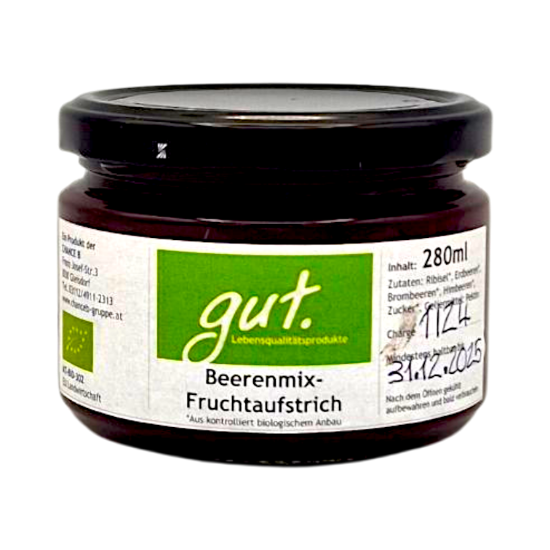 Bild von  Fruchtaufstrich Beerenmix 280ml 