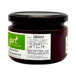 Bild von  Fruchtaufstrich Beerenmix 280ml 