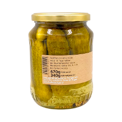 Bild von BIO - Gurkerl würzig 670g Glas 
