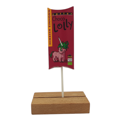 Picture of BIO - Choco Lolly Himbeer Einhorn 20g
