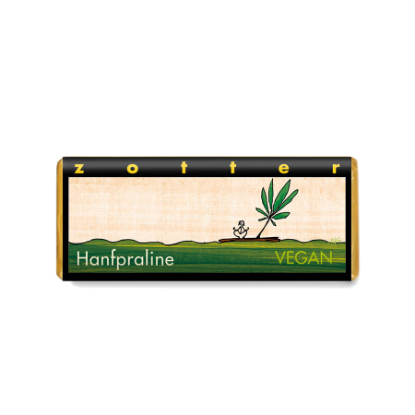 Picture of BIO -  Zotter Schokolade Hanfpraline 70g VEGAN