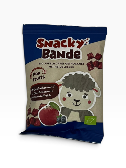 Picture of BIO - Snackybande Apfelwürfel mit Heidelbeere